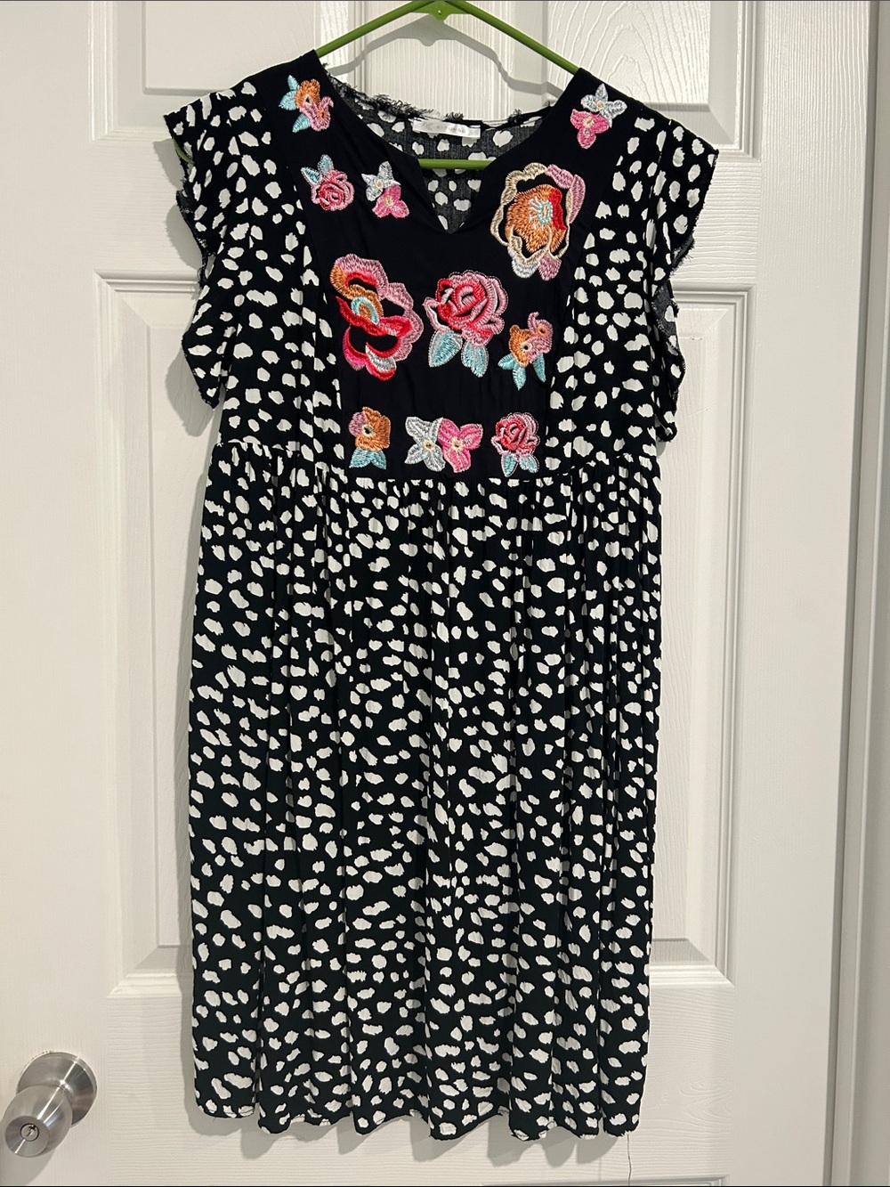 Floral dot dress